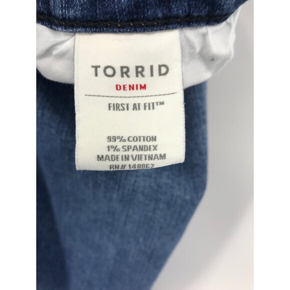 Torrid Boyfriend Vintage Stretch Slim Straight Jean 26 - Picture 5 of 7